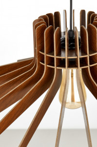 Lustra Boomerang - Walnut Nuc - Img 4