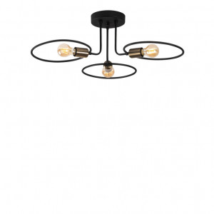 Lustra Circle - 1341 Negru - Img 4