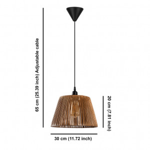Lustra Cone - Natural Camel - Img 5