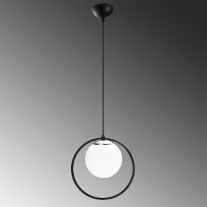 Lustra Dolunay Negru 26x15x126 cm - Img 4