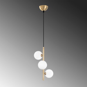 Lustra Domino Auriu 36x36x46 cm - Img 4