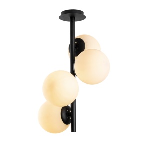 Lustra Faze Negru 32x32x53 cm - Img 3