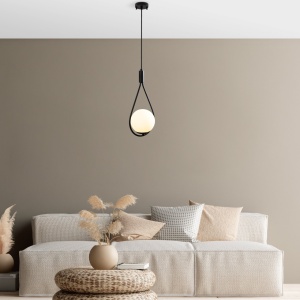 Lustra GMN Negru 20x15x136 cm - Img 3