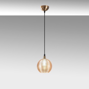 Lustra Muzo Galben 15x15x110 cm - Img 6