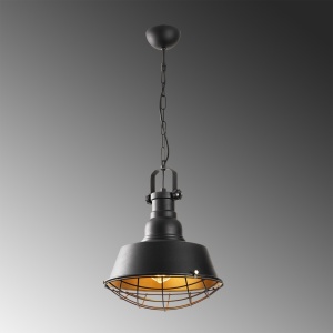 Lustra Saglam Negru 86x30x30 cm - Img 4