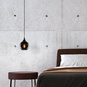 Lustra Smoked Gri 15x15x114 cm - Img 2