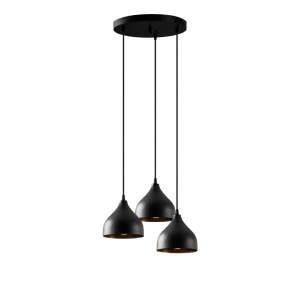 Lustra Tattoo Negru 42x42x114 cm - Img 4