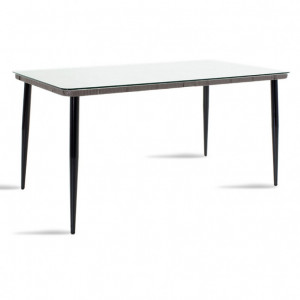 Masa de Gradina Naoki Negru - Gri 160x90x78 cm - Img 1