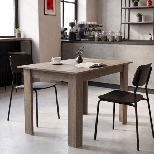 Masă dining Manka, Sonoma trufel, 110 x 80 x 77 cm