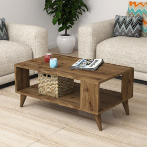 Masuta de Cafea Model Beck, 90x41.6x54 cm, Stejar - Img 1
