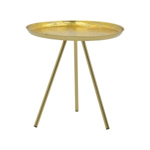 Masuta de Cafea Model Jacksie, Auriu, D51x54 cm - Img 1