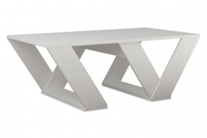Masuta de Cafea Model Krueger, 110x60x40 cm, Alb - Img 1