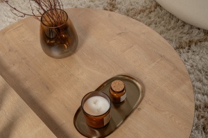 Măsuță de cafea Model Orion, Stejar miere/Negru - Img 5