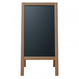 Meniu tabla Felex, culoarea nuc - negru 50x25x100cm - Img 2