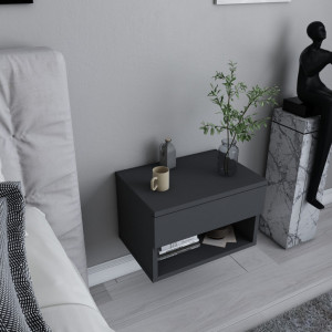 Noptiera Model McCall, Antracit, 44.6x29x31.9cm - Img 2