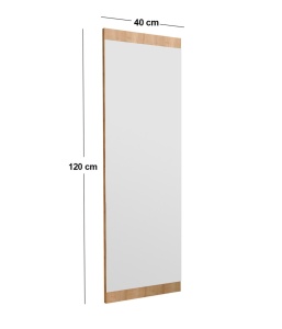 Oglindă de perete Azus Natural 40x120x2.2 cm - Img 6
