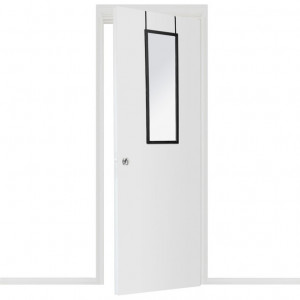 Oglinda pentru usa PWD-0111 19940 Negru 34x1.7x94cm - Img 2