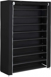 Pantofar, Songmics, Negru, 100x28x162 cm - Img 2