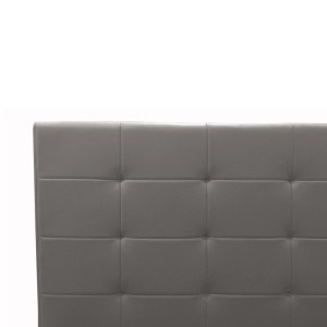 Pat dublu Roi, gri mat, 160x200 cm - Img 7