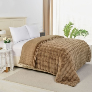 Pătură Cocolino cu blanita 200x230 cm - Rabbit Touch V5