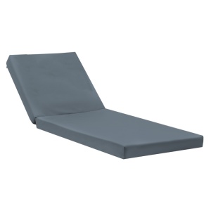 Perna penrtu sezlong, Model Sadie, culoare gri, textil, 65x185x15 cm - Img 2