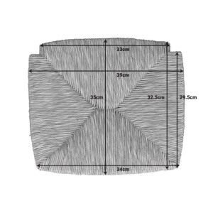 Perna pentru scaun Model Charchie, Natur, 39x2x35 cm - Img 2
