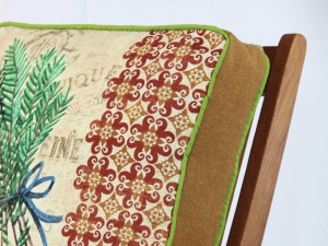 Perna scaun Model YM1159, Multicolor, 42x42x5 cm - Img 2