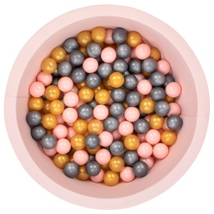 Piscina de bile Bubble Pops v10 Roz 85x85x30 cm - Img 2