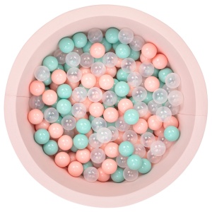 Piscina de bile Bubble Pops v8 Roz 85x85x30 cm - Img 2