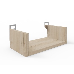 Raft de perete Derva, stejar, 30x15x10 cm