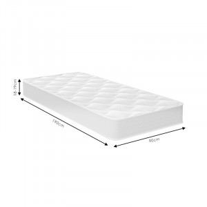 Saltea Fix Pad Chic Strom cu o singura fata 18 - 19cm 90x190cm - Img 5