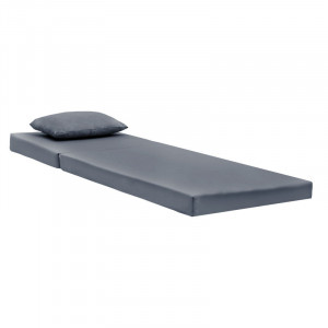 Saltea sezlong Sunset gri 65x185x10cm - Img 2