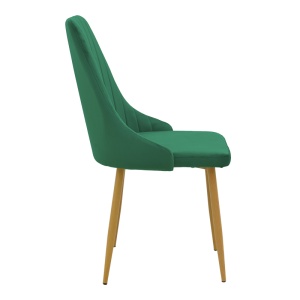 Scaun Azori, verde/natural, 49x55x85 cm - Img 3