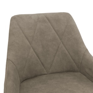 Scaun de bar Model Empower, Gri maroniu/Negru, 49x49x97 cm - Img 5