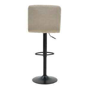Scaun de bar Remina, bej, 44x44x112 cm - Img 6