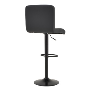 Scaun de bar Remina V1, negru, 44x44x112 cm - Img 2