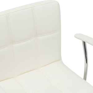 Scaun de birou Buleco, alb, 56x46x86 cm - Img 6
