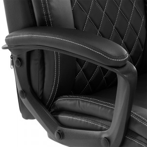 Scaun de birou manager Victory piele ecologica negru - Img 7