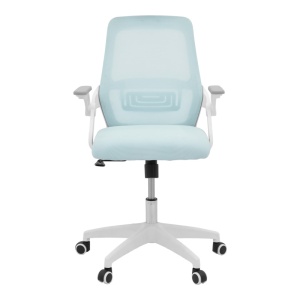 Scaun de birou Reji, albastru deschis, 58x60x89-99 cm - Img 4