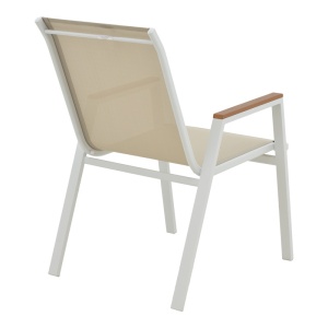 Scaun de grădină Azelie Bej 77x55x94 cm - Img 2