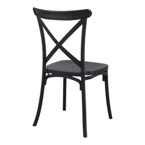 Scaun de Gradina Crossie, negru, 38x46.5x82 cm - Img 3