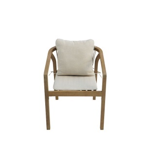 Scaun de Gradina Malibu II, bej, 58x63x74 cm - Img 2