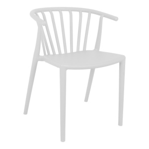 Scaun de Gradina Model Zelma, Alb, 55x53x73 cm - Img 1