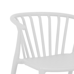 Scaun de Gradina Model Zelma, Alb, 55x53x73 cm - Img 4