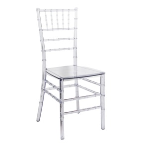 Scaun de Gradina Tiffany, transparent, 38x38.5x88 cm