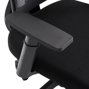 Scaun directorial Cadrey, negru, 67x64x120-128 cm - Img 8