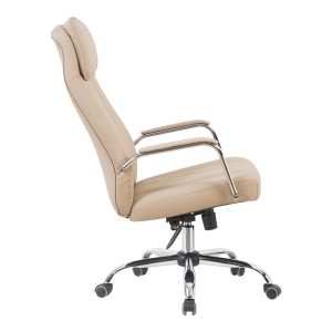 Scaun directorial Morales V1, negru, 60x70x118-124 cm - Img 4