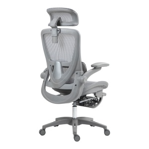 Scaun directorial Zenyk, gri, 63x70x116-126 cm - Img 3
