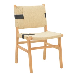 Scaun Julien, natural/negru, 61x54x85 cm