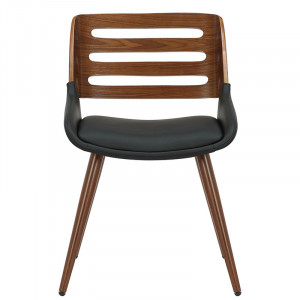 Scaun Model Brody, Nuc/Negru, 51x55x76 cm - Img 4